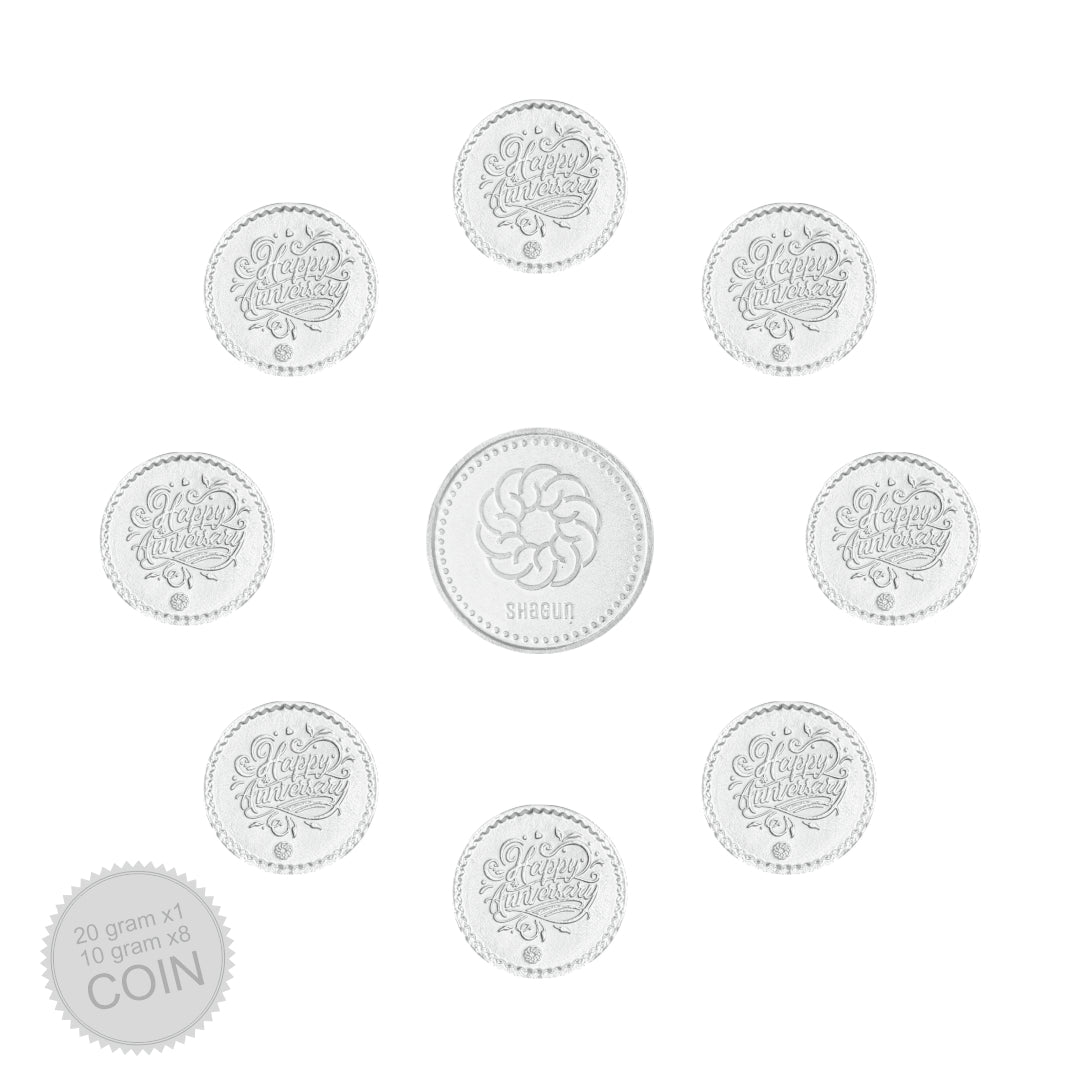 100g Silver Coin Set - Anniversary