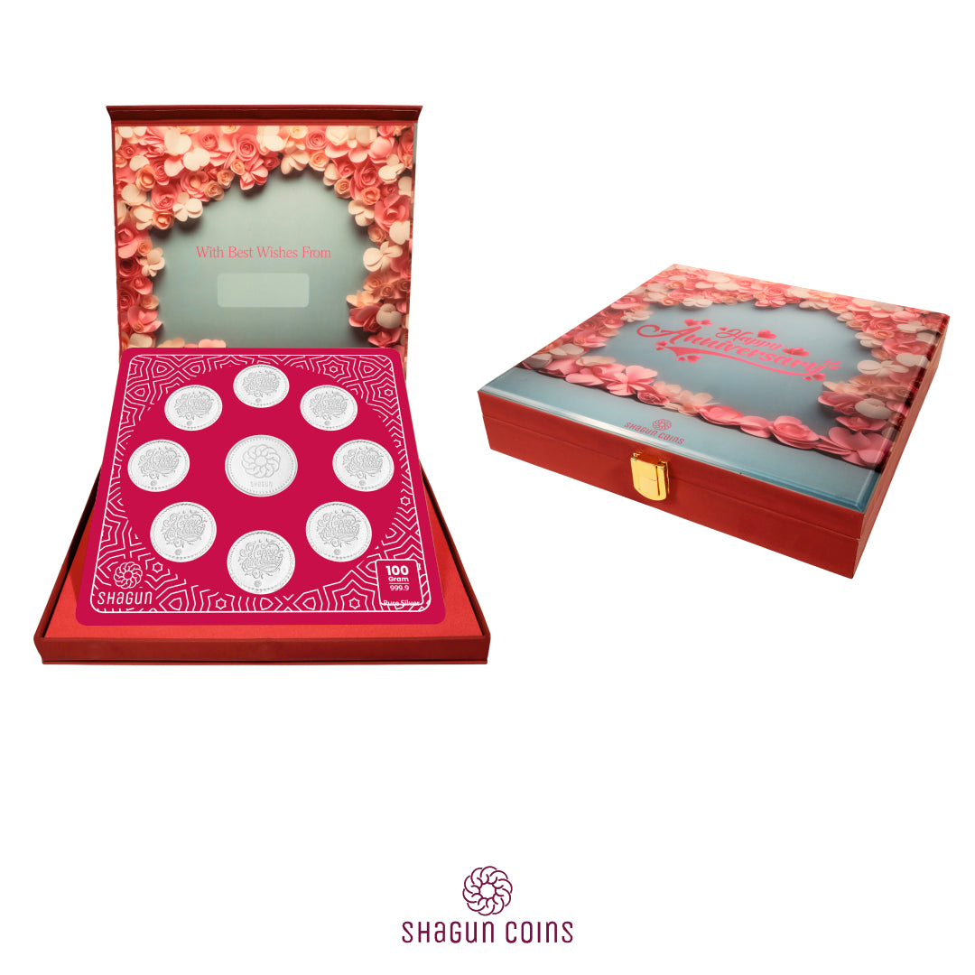 100g Silver Coin Set - Anniversary