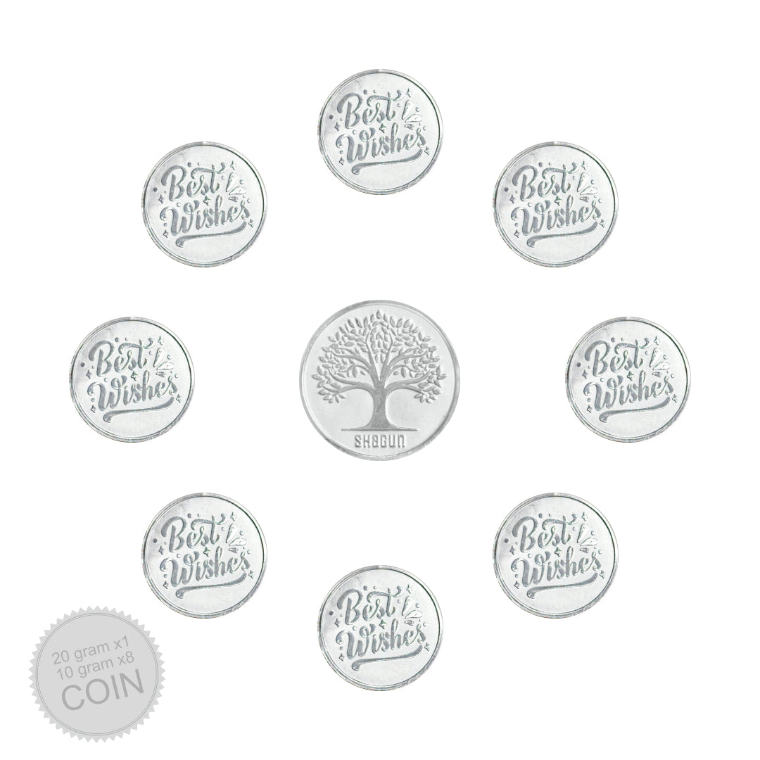 100g Silver Coin Set - Best Wishes