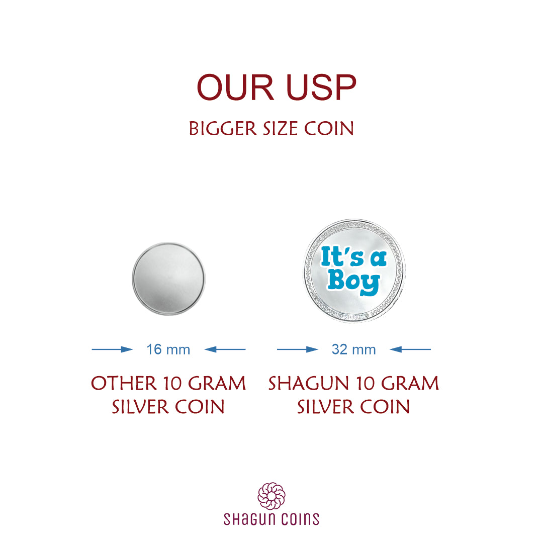 100g Silver Coin Set - It's Boy