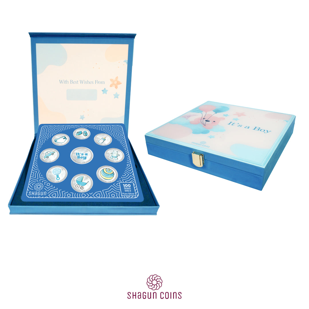 100g Silver Coin Set - It's Boy
