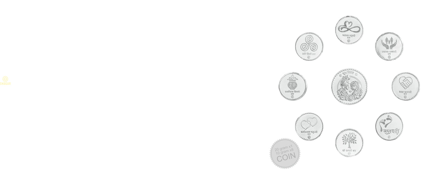100g Silver Coin Set - Saptpadi