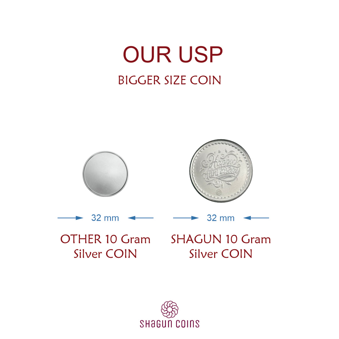 10 Gram Silver Coin - Anniversary