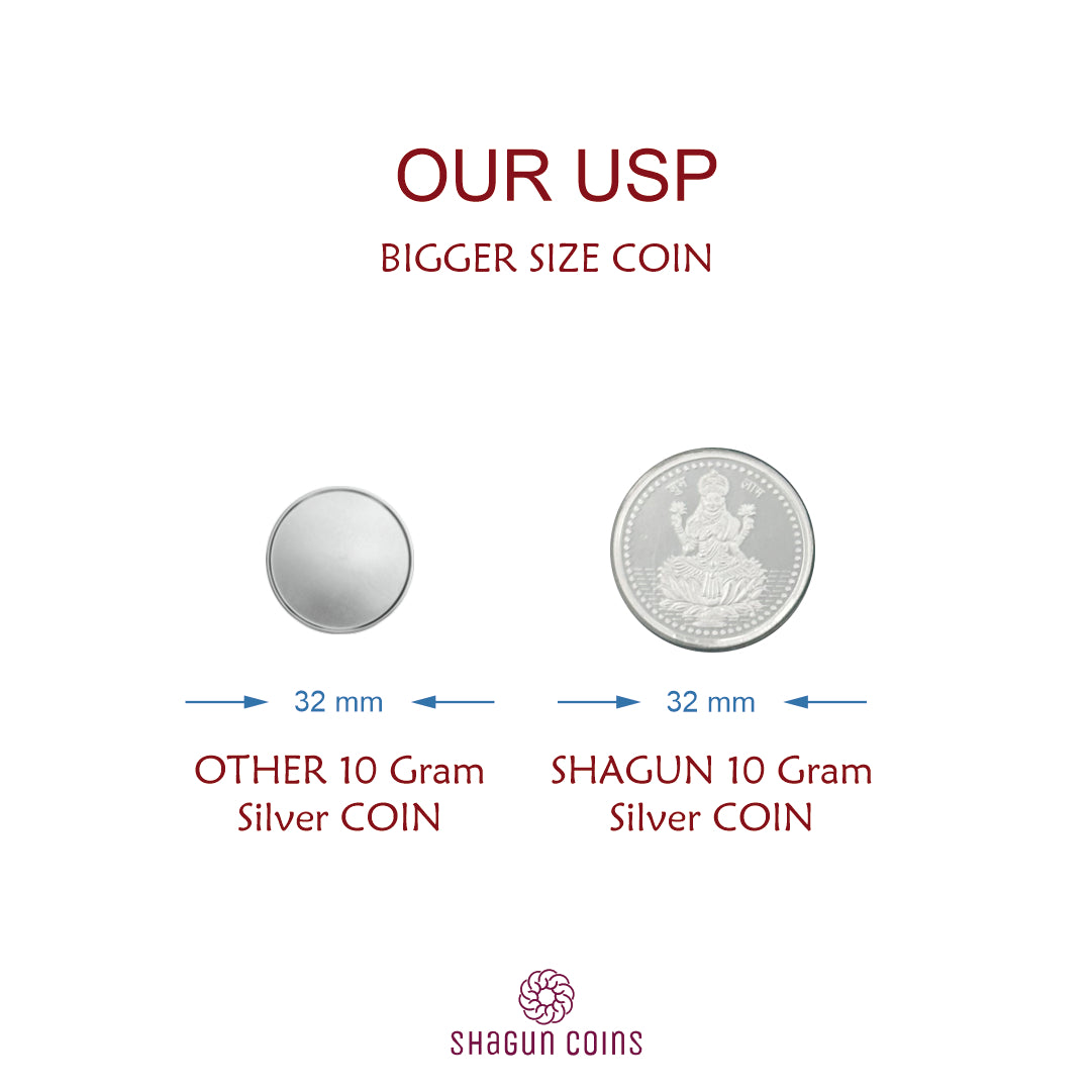10 Gram Silver Coin - Lakshmi Ji