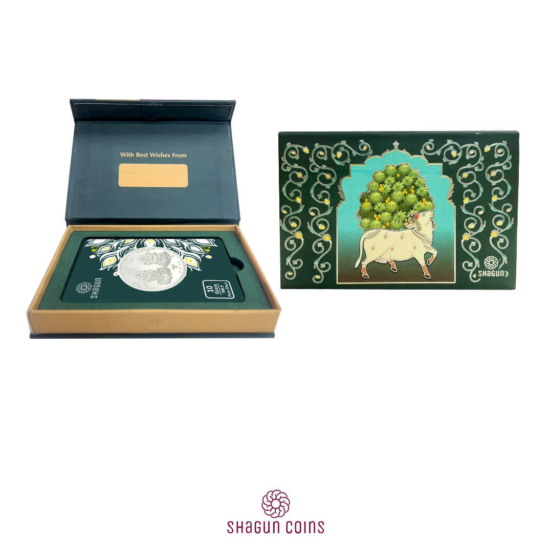 10 Gram Silver Coin - Lakshmi Ganesh Ji