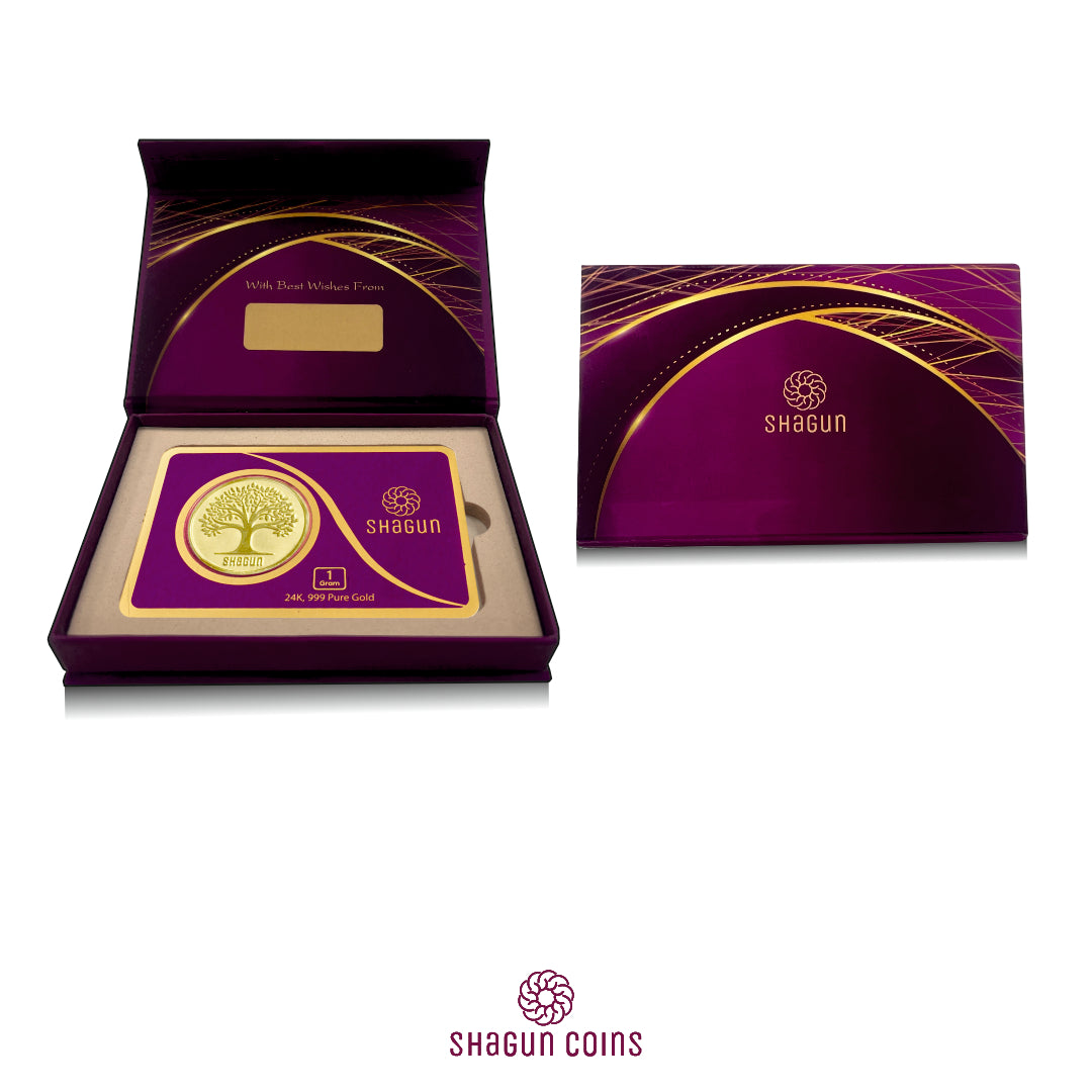 1 Gram Gold Coin - Tree