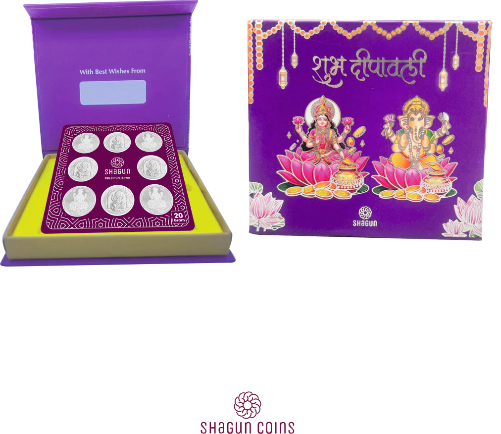 20 Gram Silver Coin Set - Diwali 3