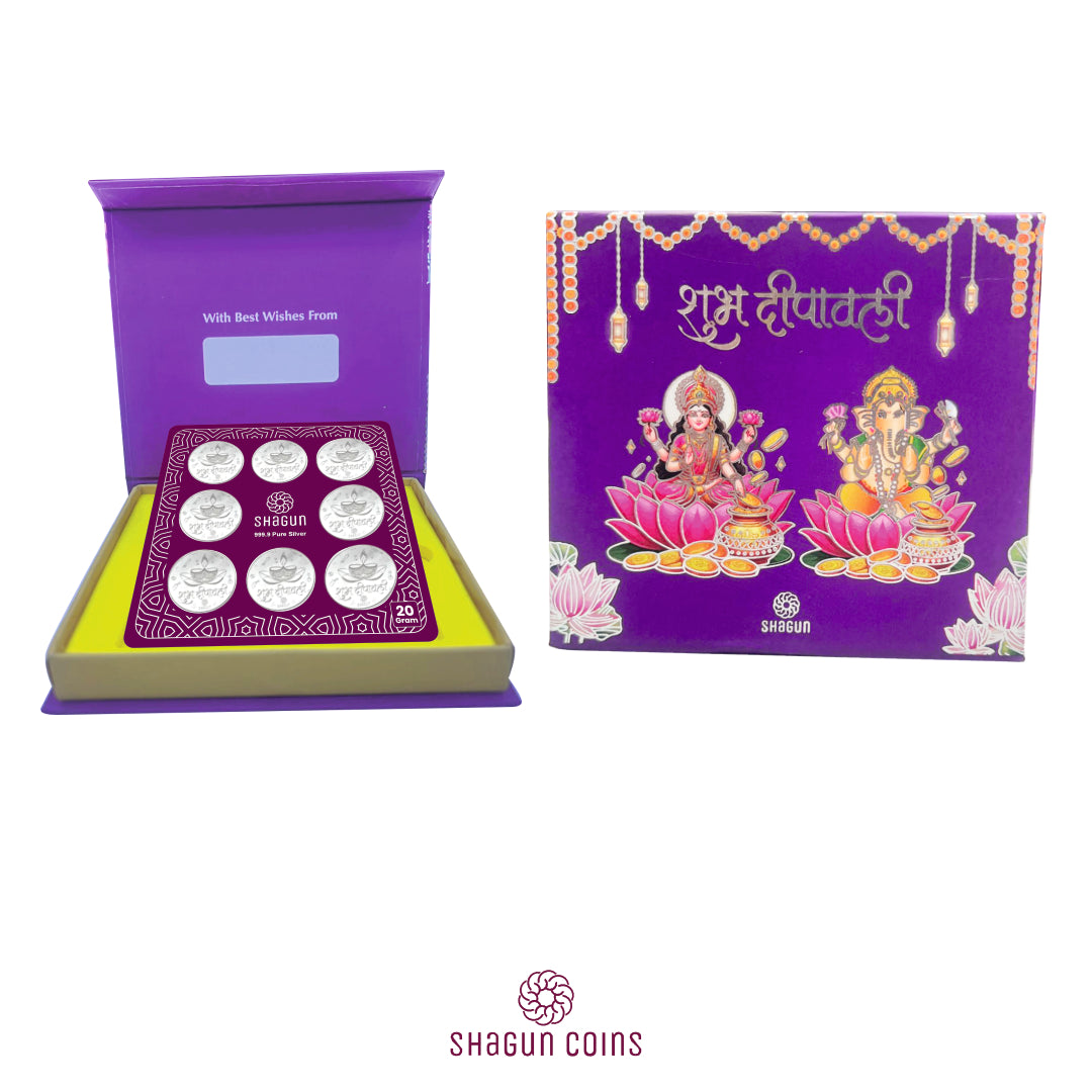 20 Gram Silver Coin Set - Diwali 4