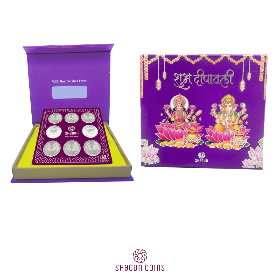 20 Gram Silver Coin Set - Diwali 2