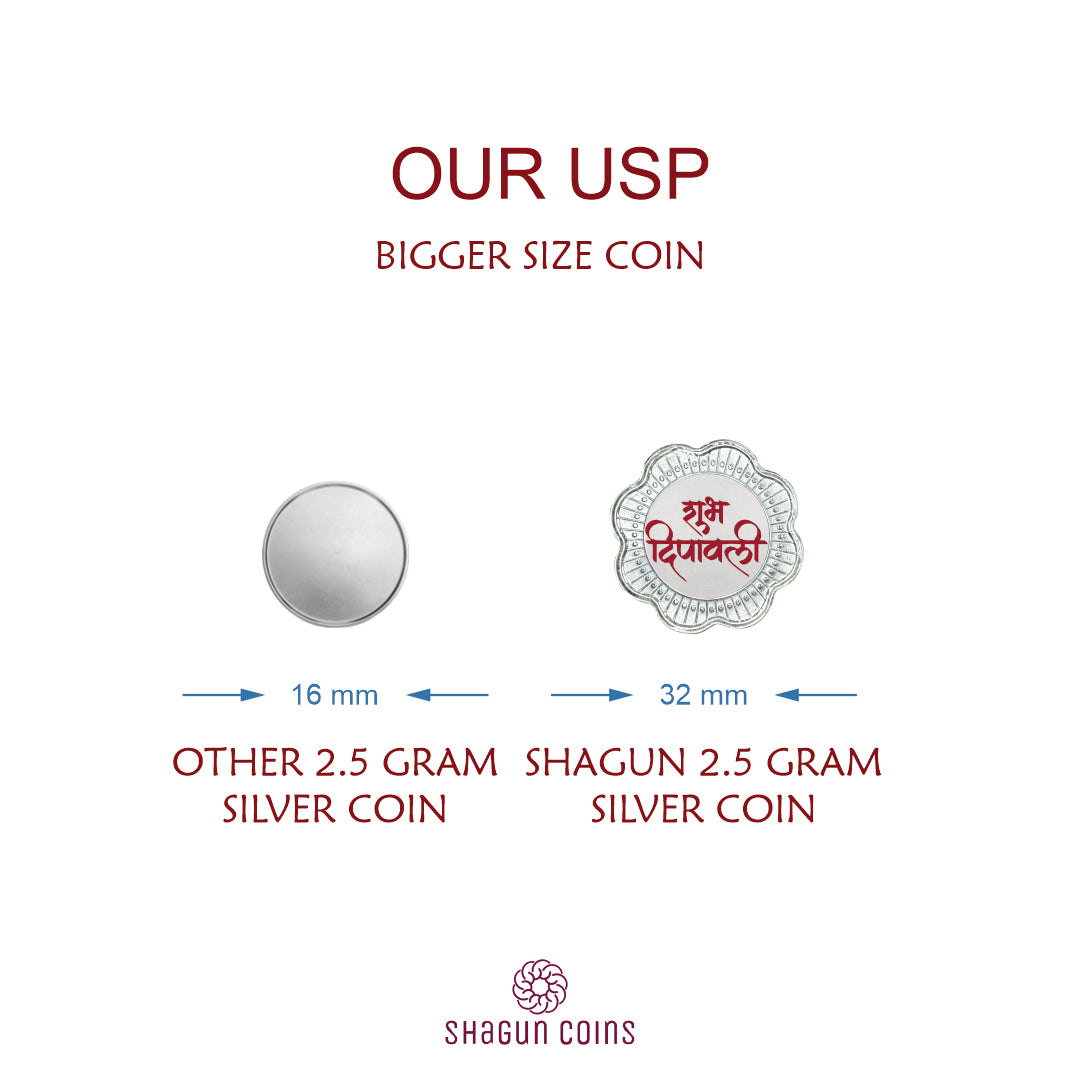20 Gram Silver Coin Set - Diwali 1