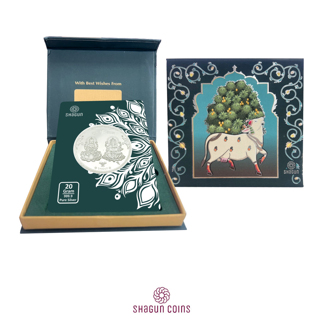 20 Gram Silver Coin - Lakshmi Ganesh Ji