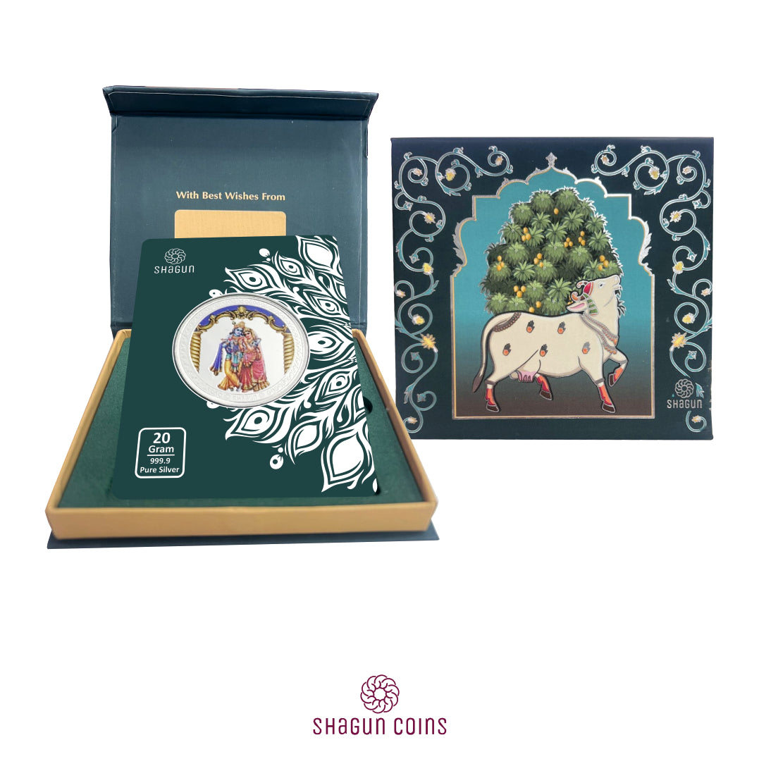 20 Gram Silver Coin - Krishna Ji