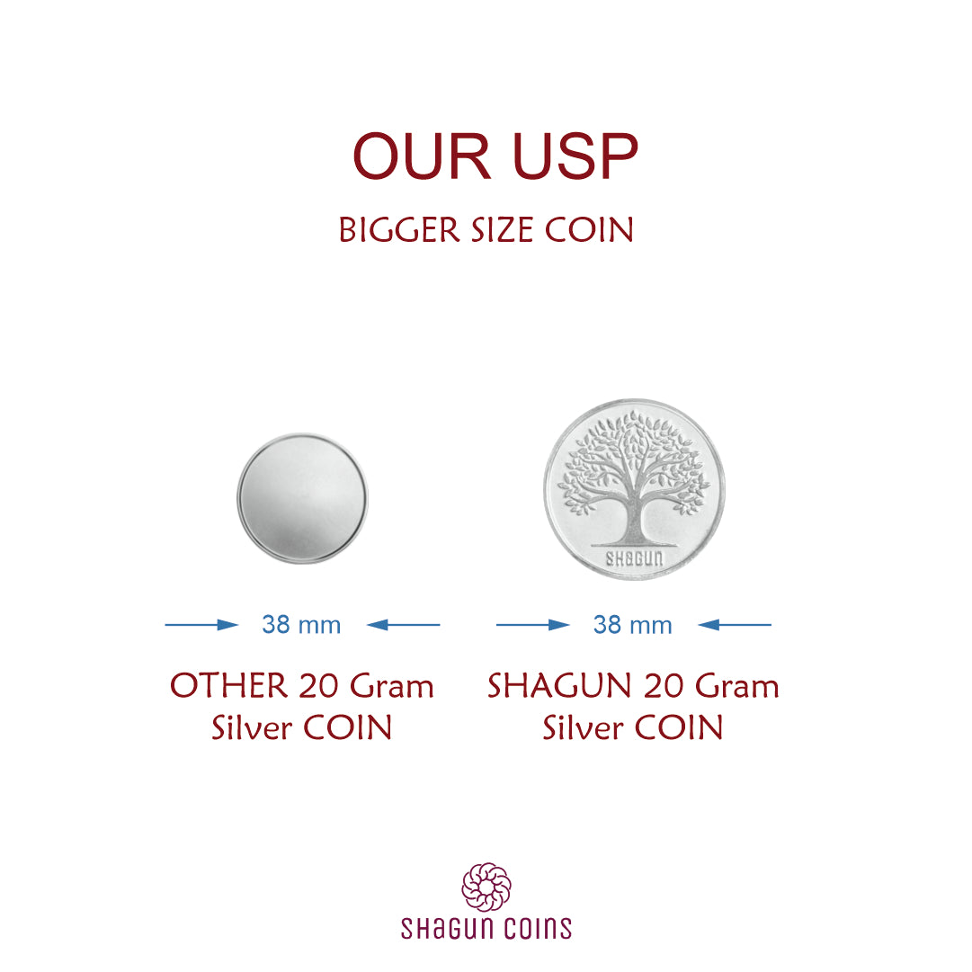 20 Gram Silver Coin - Tree