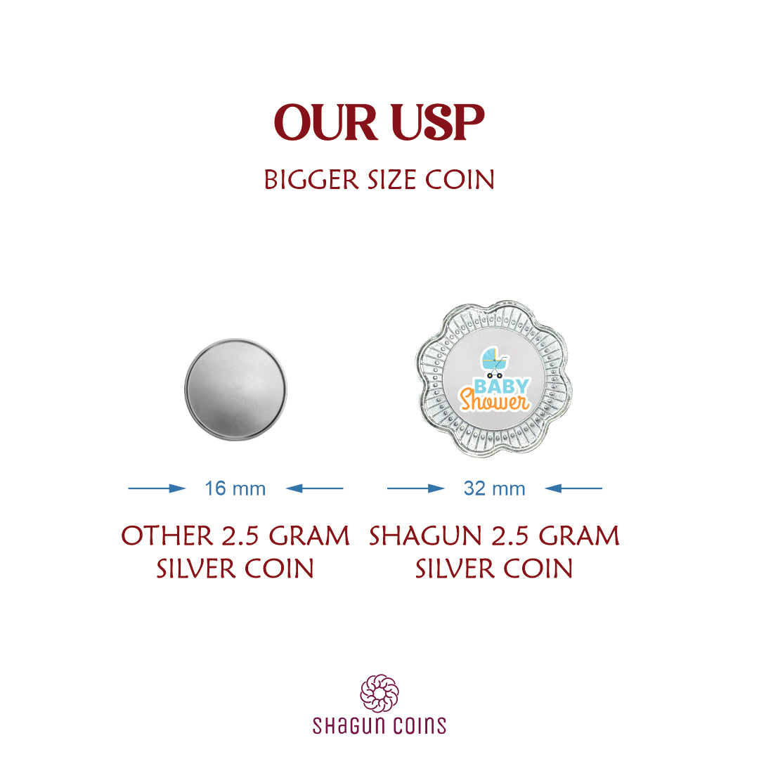 25g Silver Coin Set - Baby Shower