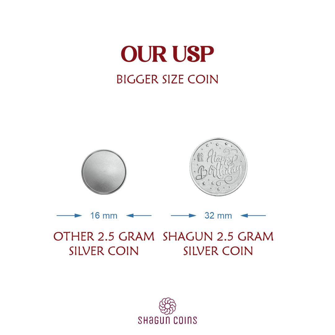 25g Silver Coin Set - Birthday