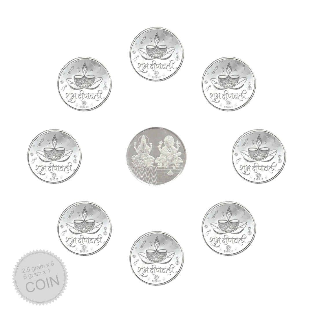 25g Silver Coin Set - Diwali 1