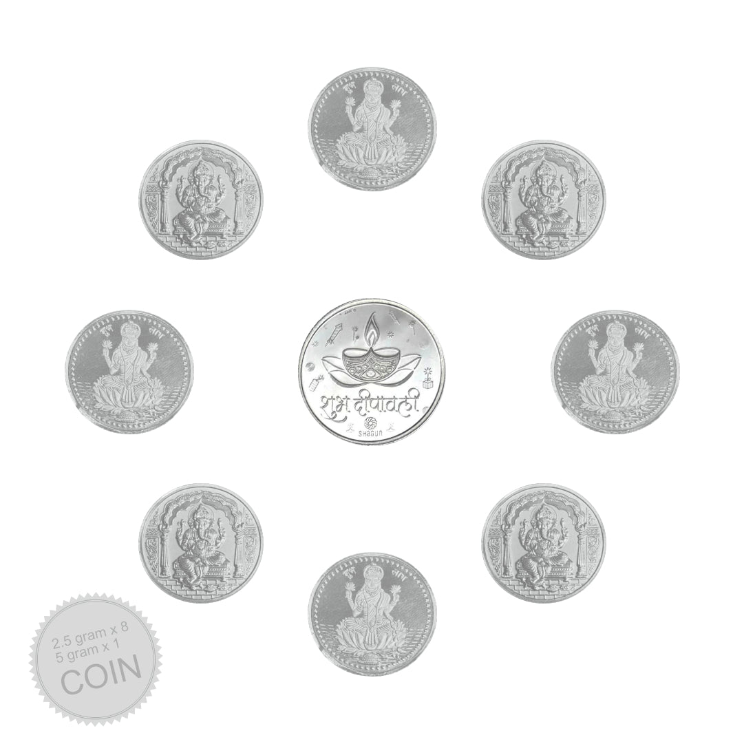 25g Silver Coin Set - Diwali 3