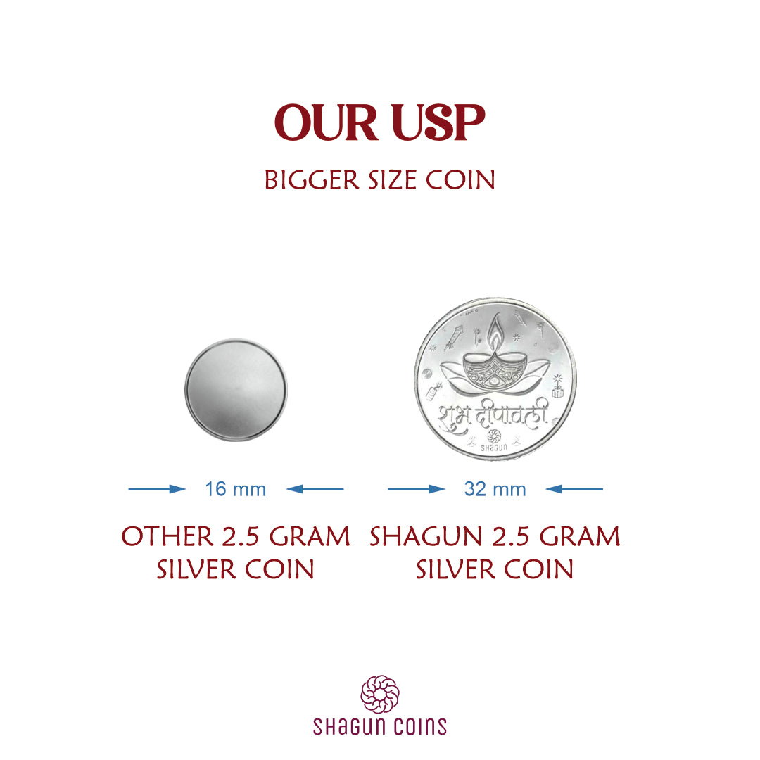 25g Silver Coin Set - Diwali 3