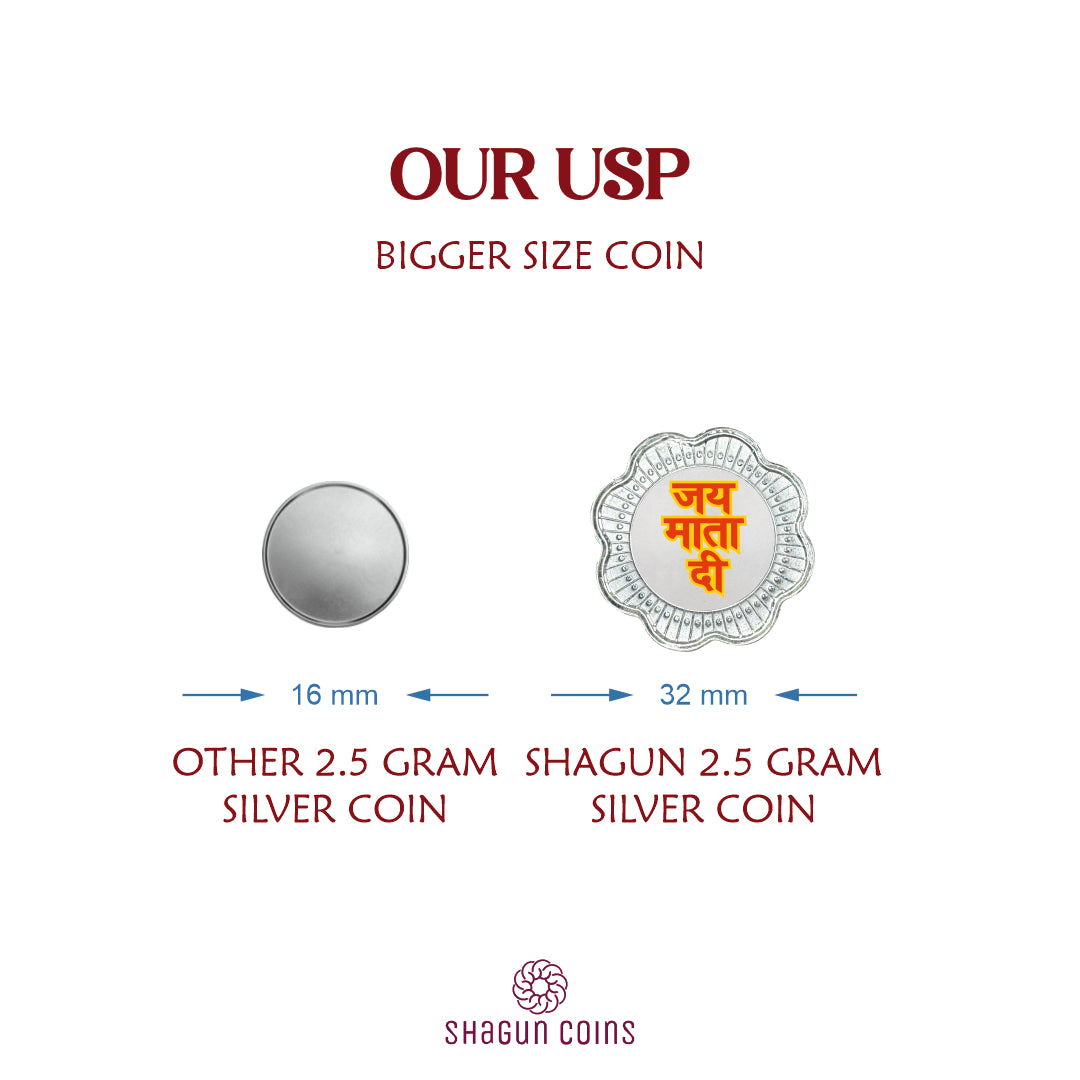 25g Silver Coin Set - Durga Ji