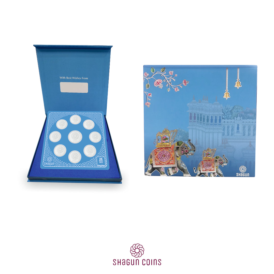 25g Silver Coin Set - Shagun