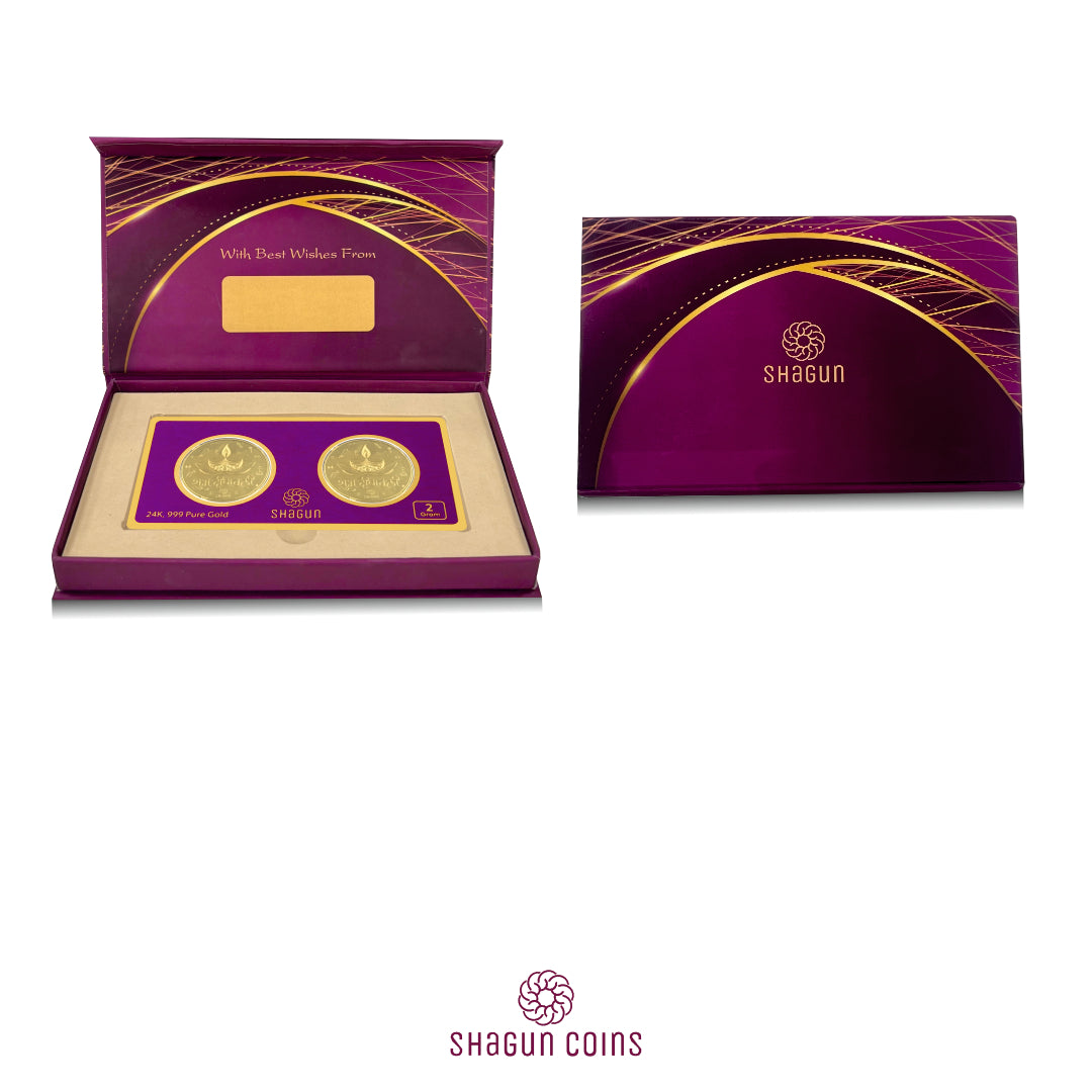 2 Gram Gold Coin Set - Diwali 2