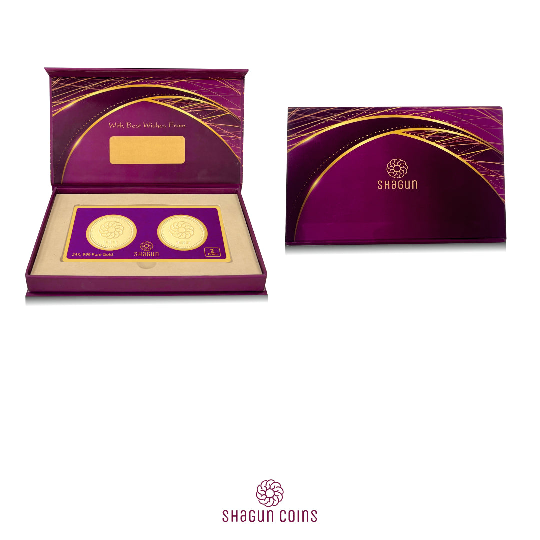 2 Gram Gold Coin Set