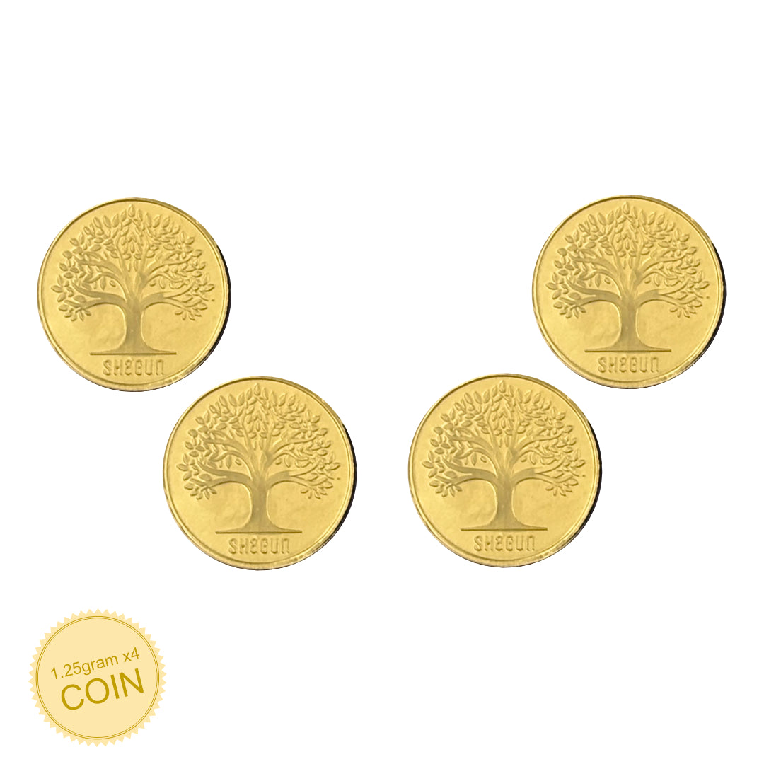 5 Gram Gold coins set - Tree 2