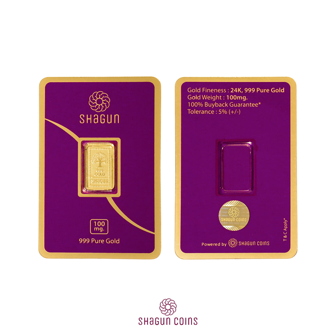 100mg Gold Bar
