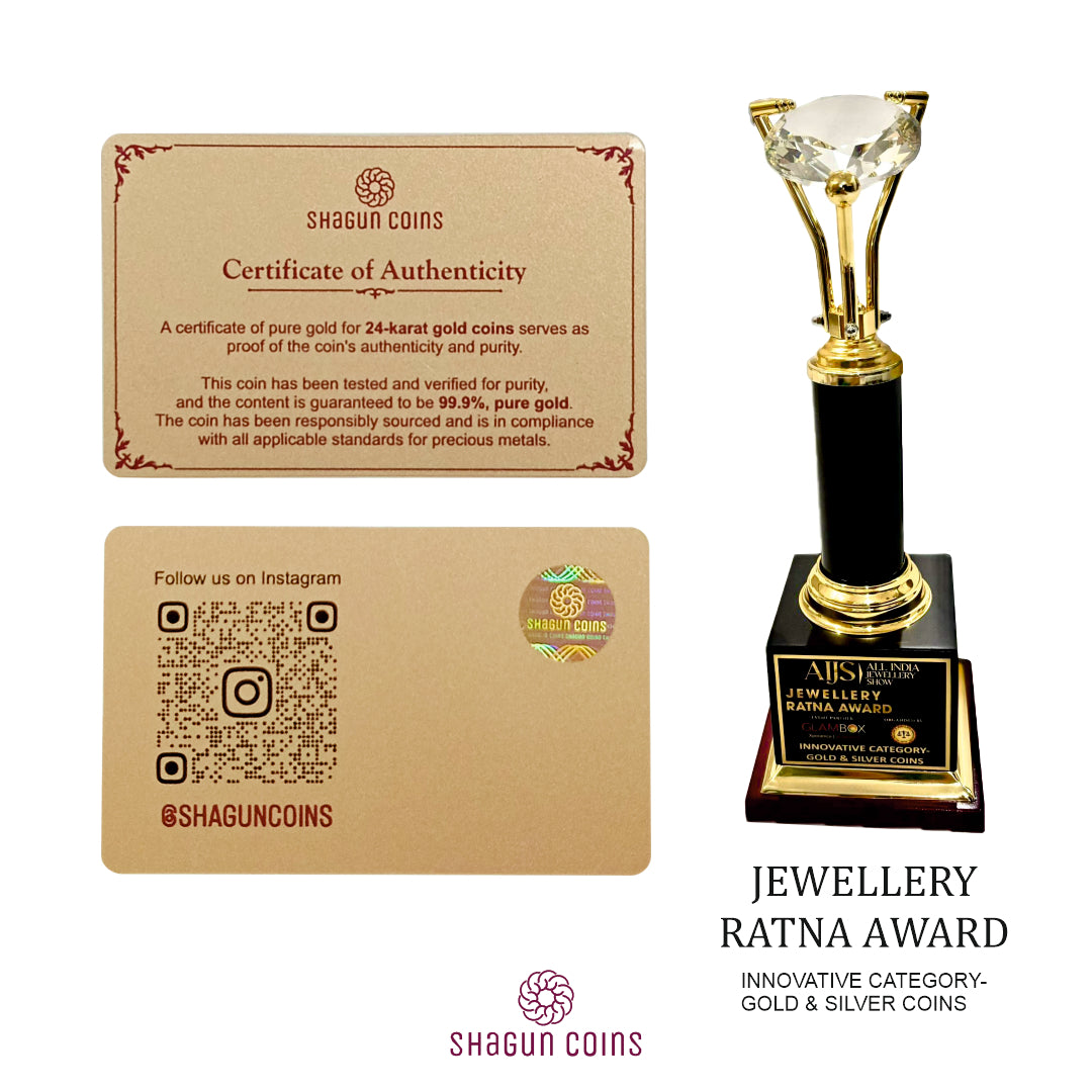 1 Gram Gold Coin Set - Birthday