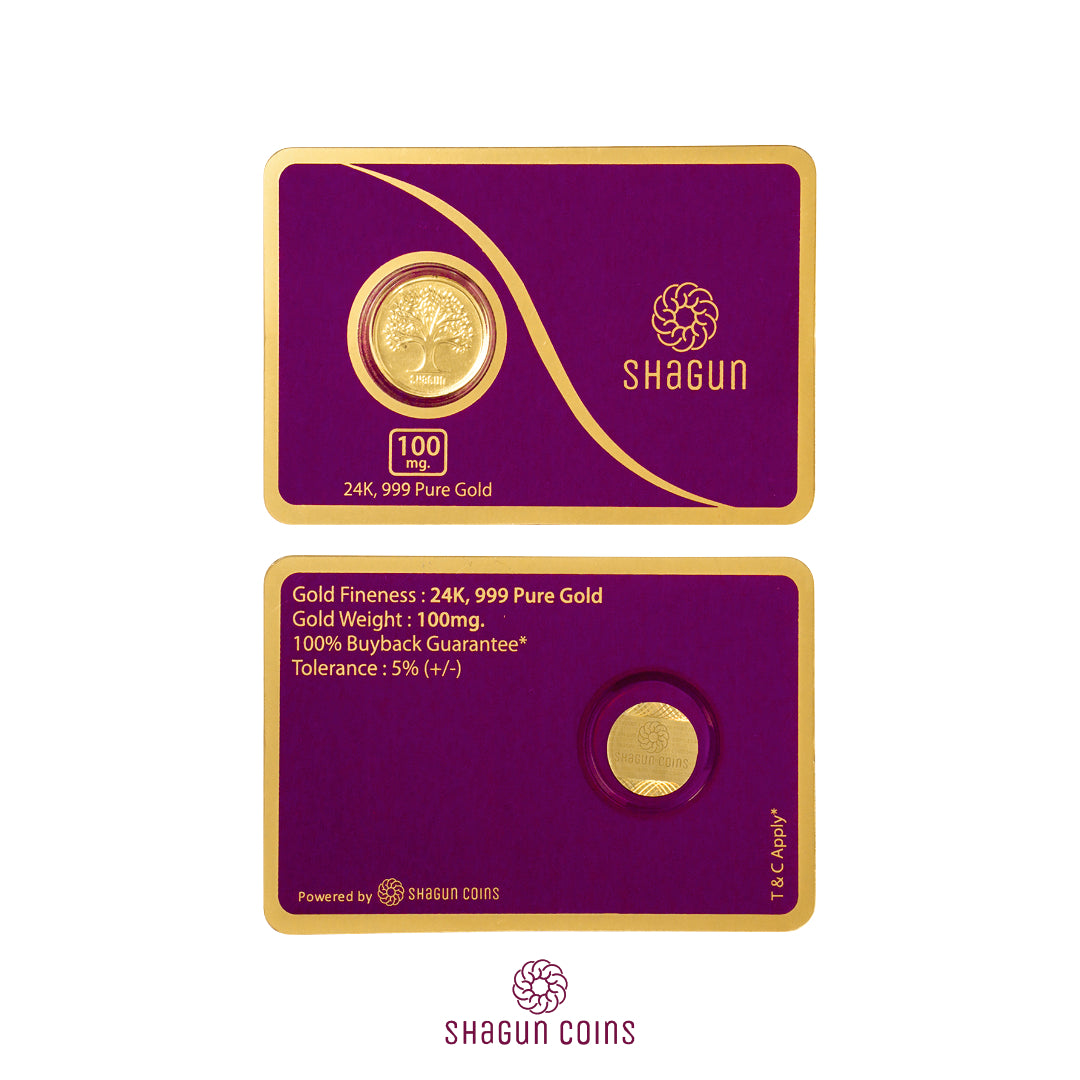 100mg Gold Coin