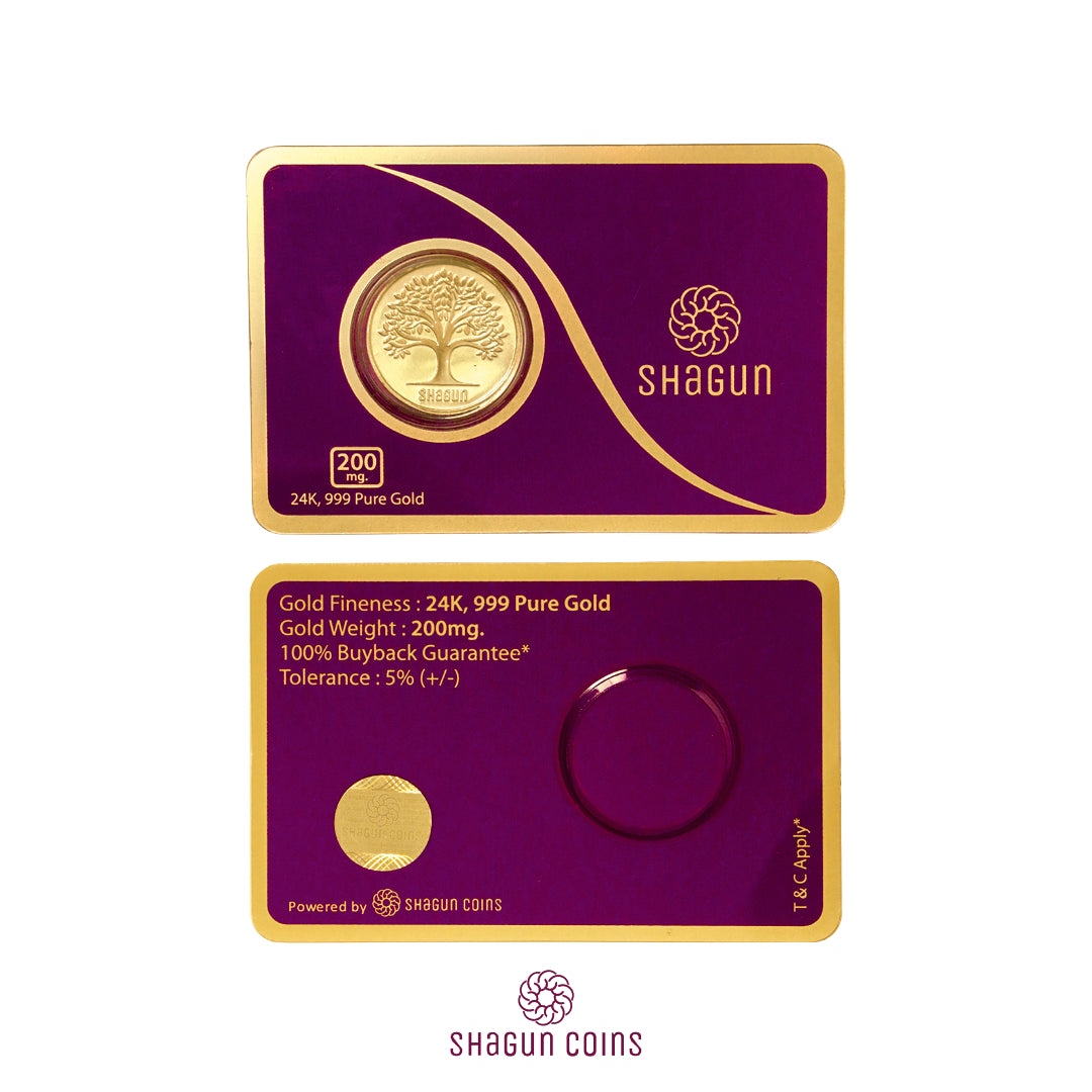 200mg Gold Coin