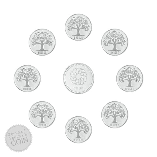 10g Silver Coin Set - Tree