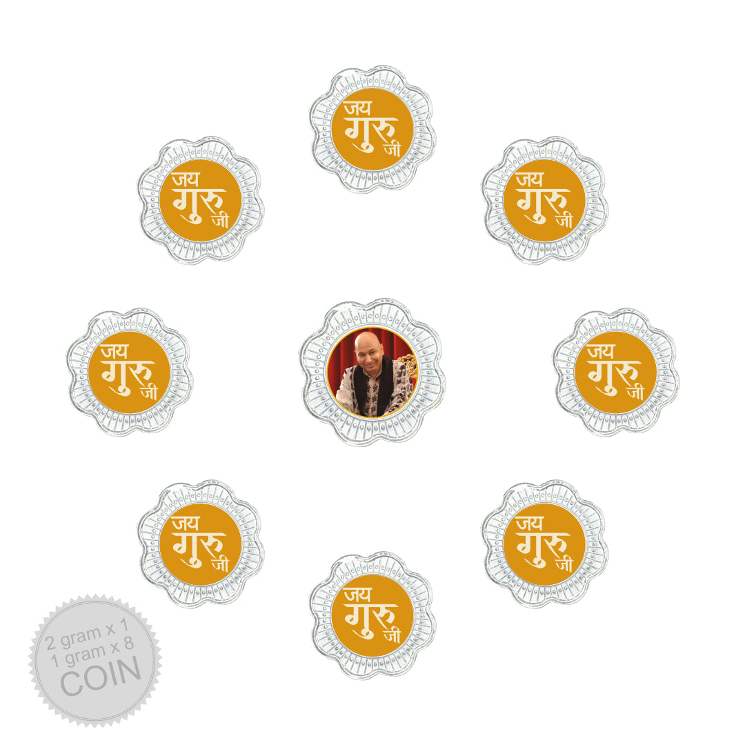 10g Silver Coin Set - Guru Ji