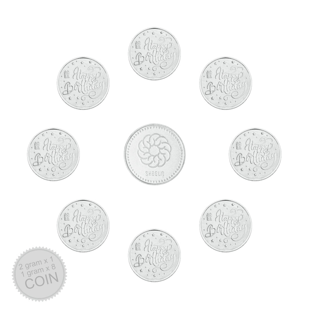 10g Silver Coin Set - Birthday