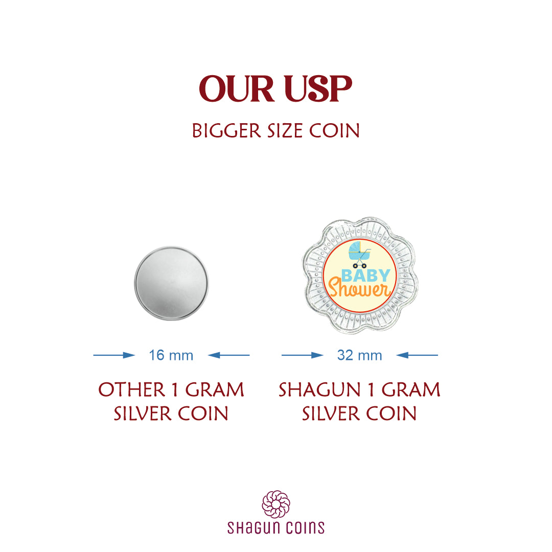 10g Silver Coin Set - Baby Shower