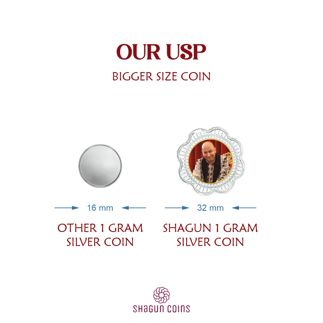 10g Silver Coin Set - Guru Ji