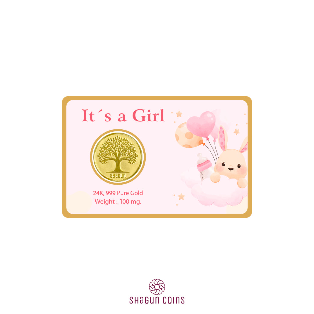 100mg Gold Coin - It's Girl