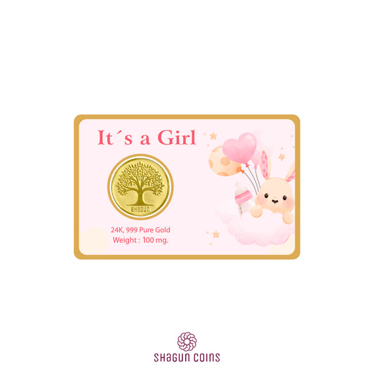 100mg Gold Coin - It's Girl
