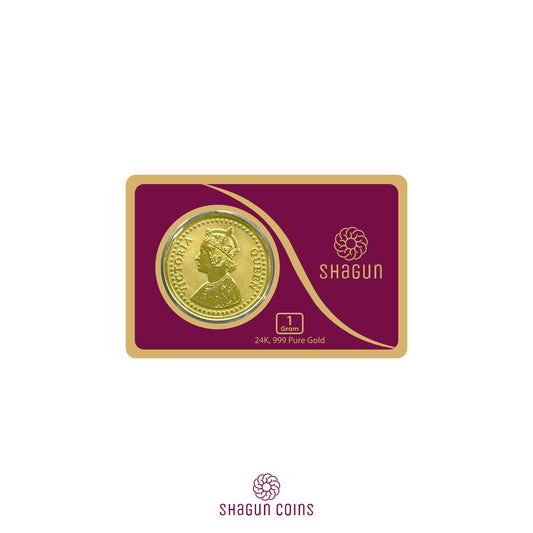 1 Gram Gold Coin - Queen
