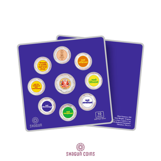 10g Silver Coin Set - Mahavir Swami Ji