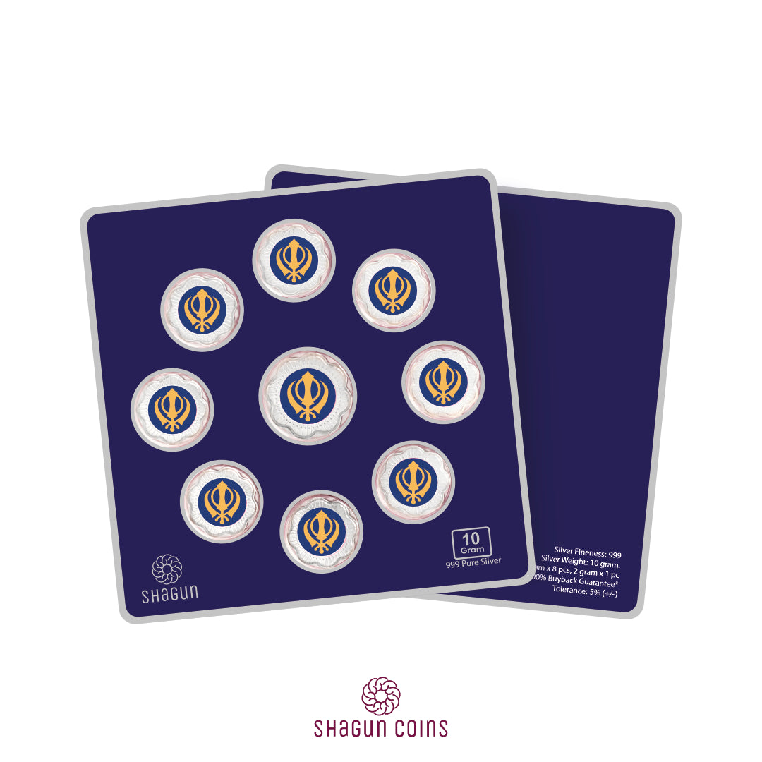 10g Silver Coin Set - Khanda