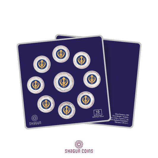 10g Silver Coin Set - Khanda