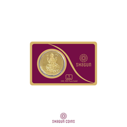 1 Gram Gold Coin - Laxmi Ji