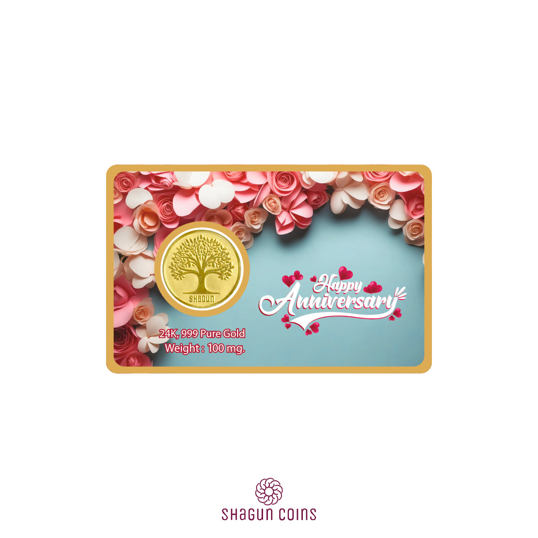 100mg Gold Coin - Anniversary
