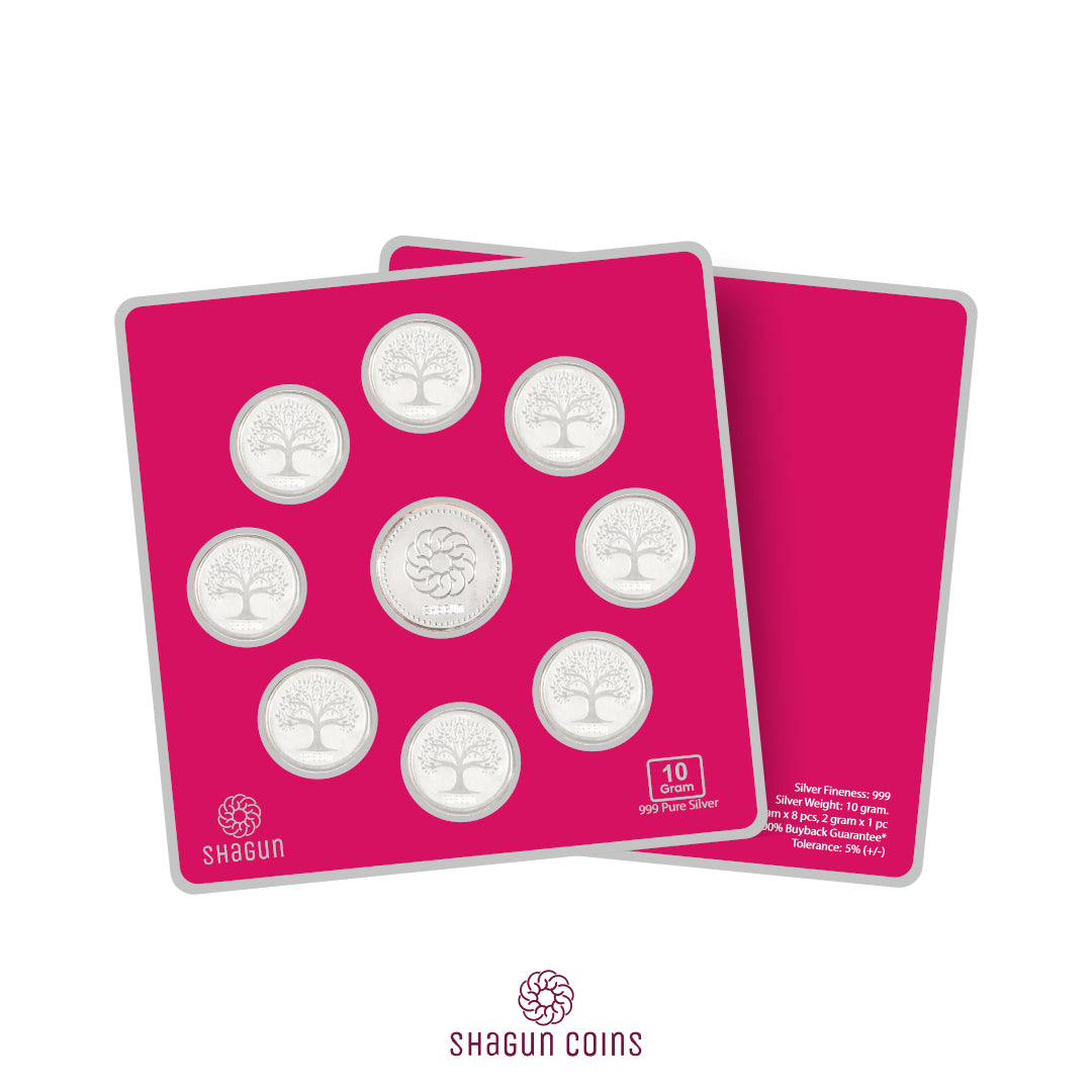 10g Silver Coin Set - Best Wishes