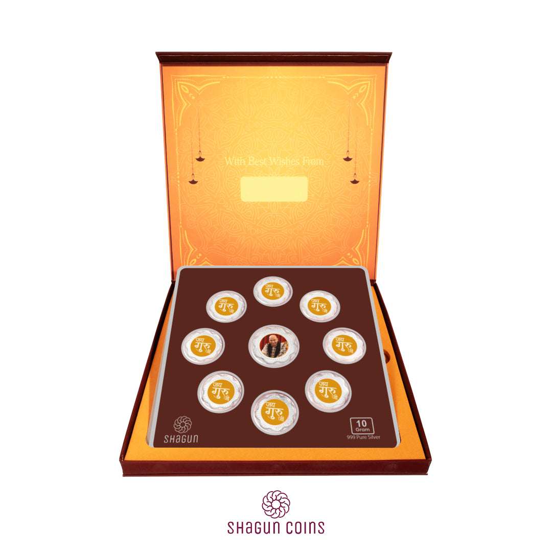10g Silver Coin Set - Guru Ji
