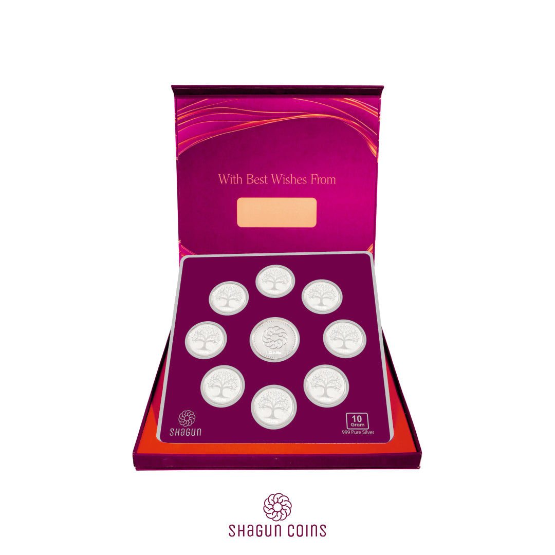 10g Silver Coin Set - Tree