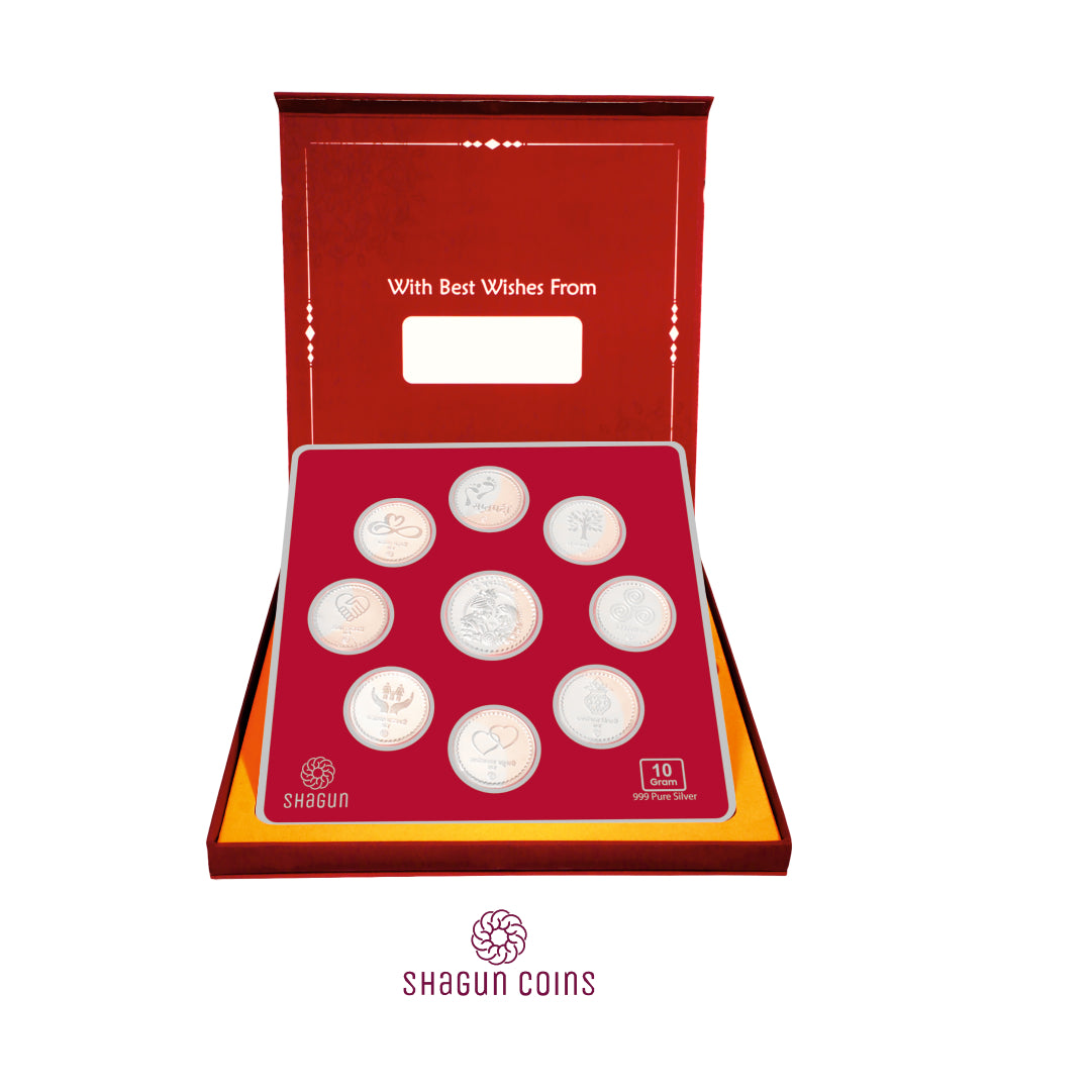 10g Silver Coin Set - Saptpadi