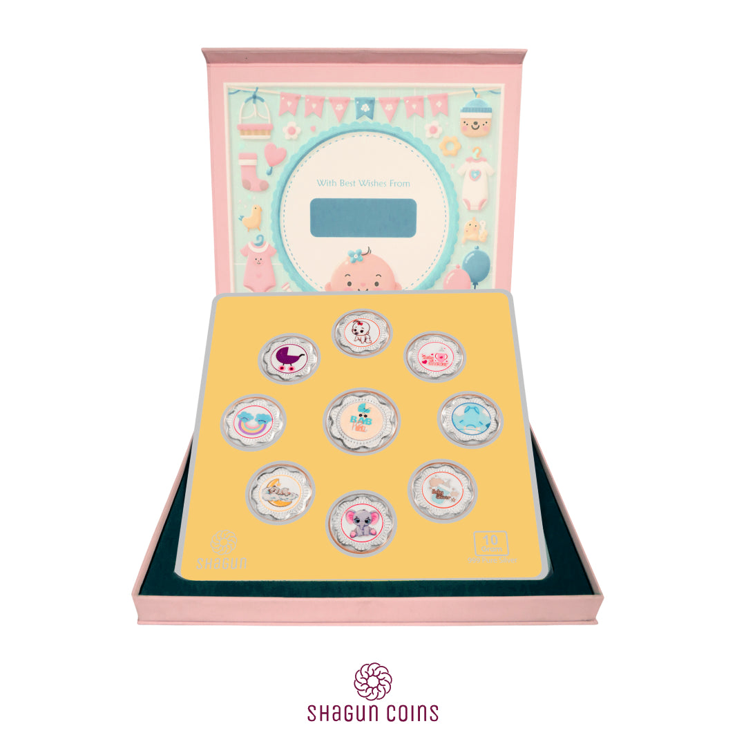 10g Silver Coin Set - Baby Shower