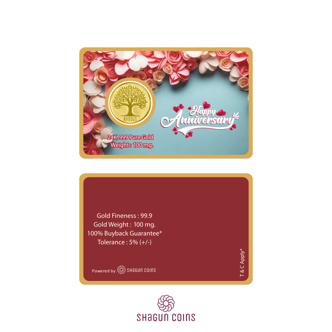 100mg Gold Coin - Anniversary